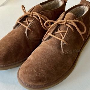 Ugg Men's Maksim Chukka Boot Tamarind Suede NWOT Men's Size 14 (D9)